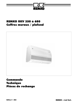 Remko RKV350 Manuel utilisateur