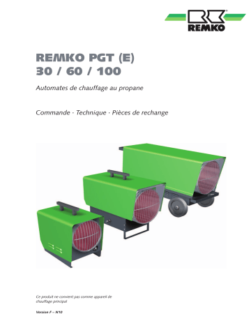 Remko PGT60 Manuel utilisateur | Fixfr