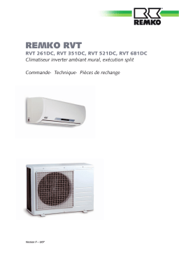 Remko RVT261DC Manuel utilisateur