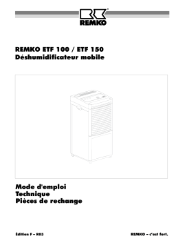 Remko ETF150 Manuel utilisateur