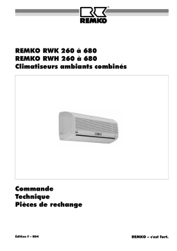 Remko RWK350 Manuel utilisateur
