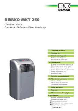 Remko MKT250 Manuel utilisateur