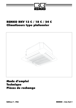 Remko RKV24C Manuel utilisateur