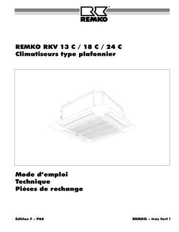 Remko RKV24C Manuel utilisateur | Fixfr