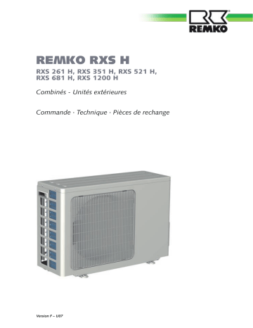 Remko RXS261H Manuel utilisateur | Fixfr