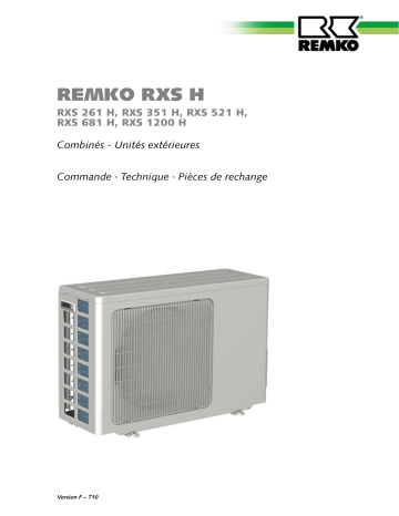 Remko RXS1200H Manuel utilisateur | Fixfr