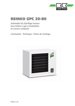 Remko GPC60ErdgasH Manuel utilisateur