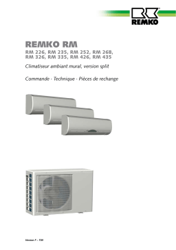 Remko RM252 Manuel utilisateur