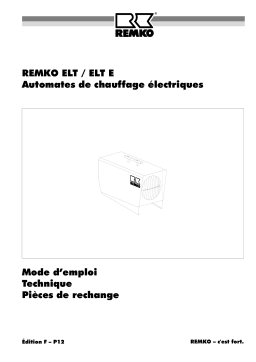 Remko ELT10-6E Manuel utilisateur
