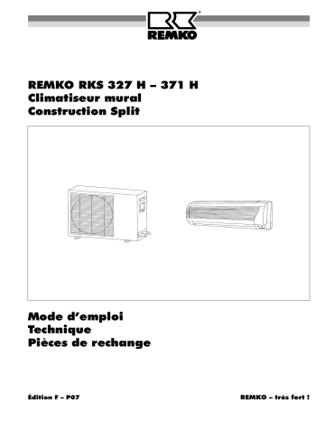 Remko RKS335H Manuel utilisateur | Fixfr