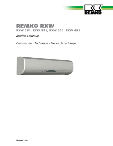 Remko RXW521 Manuel utilisateur | Fixfr