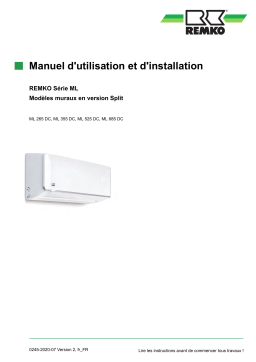 Remko ML525DCIT Manuel utilisateur