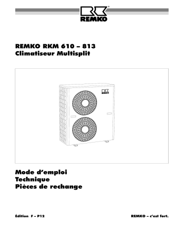 Remko RKM810 Manuel utilisateur | Fixfr