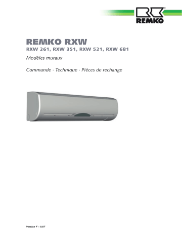 Remko RXW681 Manuel utilisateur | Fixfr