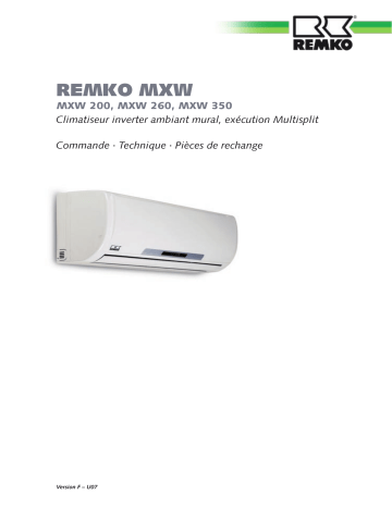 Remko MXW260 Manuel utilisateur | Fixfr