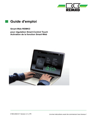 Remko Smart-Web-Touch-Activation Manuel utilisateur | Fixfr