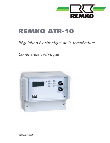 Remko ATR-10 Manuel utilisateur | Fixfr