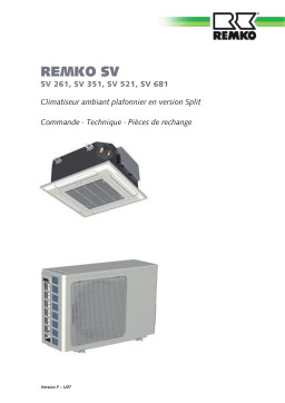 Remko SV261 Manuel utilisateur