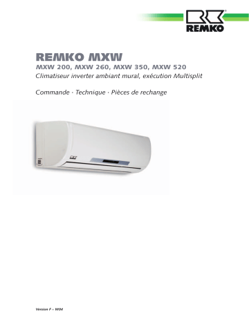 Remko MXW260 Manuel utilisateur | Fixfr