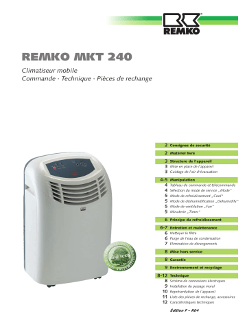 Remko MKT240 Manuel utilisateur | Fixfr