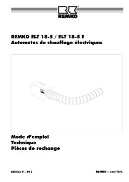 Remko ELT18-S Manuel utilisateur