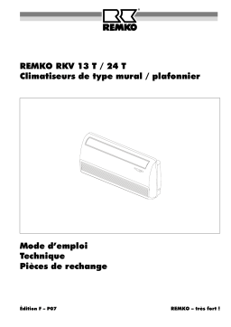 Remko RKV13T Manuel utilisateur