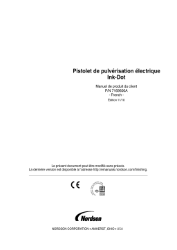 Nordson Ink-Dot Electric Spray Gun Manuel du propriétaire