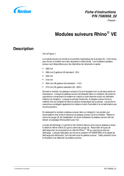 Nordson Rhino VE Follower Modules Manuel du propriétaire