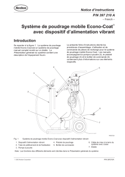 Nordson Econo-Coat Mobile Powder Spray System Manuel du propriétaire