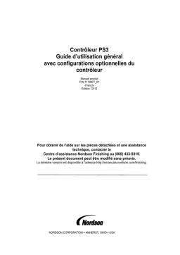 Nordson PS3 Controller General Mode d'emploi