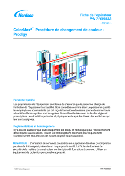 Nordson ColorMax3 Manuel du propriétaire