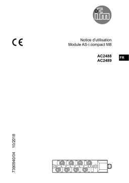 IFM AC2488 AS-Interface CompactLine module Mode d'emploi