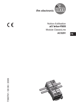 IFM AC5291 AS-Interface ClassicLine module Mode d'emploi