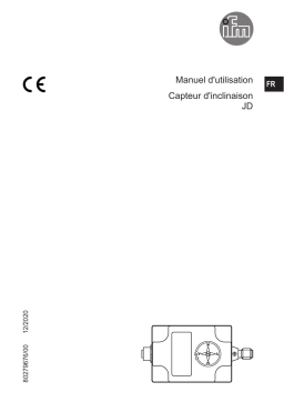 IFM JD2120 Inclination sensor Manuel du propriétaire