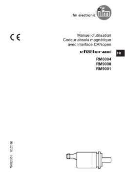 IFM RM9001 Absolute multiturn encoder Manuel du propriétaire