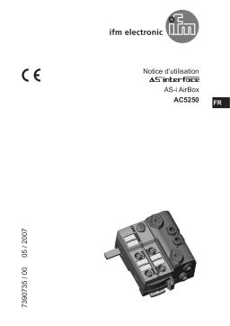 IFM AC5250 AS-Interface Airbox Mode d'emploi
