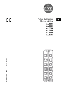 IFM AL2303 IO-Link input/output module Mode d'emploi