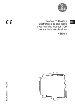 IFM VSE153 Diagnostic electronics for vibration sensor Manuel du propriétaire