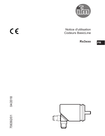 RO3101 | RO3110 | RO3102 | RO3501 | RO3500 | RV3100 | RB3500 | RO3100 | IFM RV3500 Incremental encoder Mode d'emploi | Fixfr