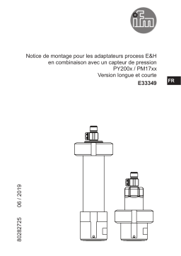 IFM E33349 universal process adapter Guide d'installation