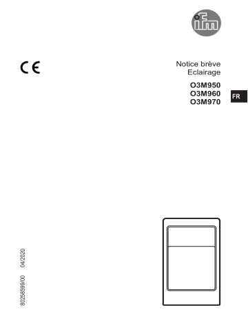 O3M950 | O3M960 | IFM O3M970 IR illumination unit Manuel utilisateur | Fixfr