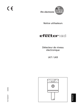 IFM LK0024 Continuous level sensor Mode d'emploi