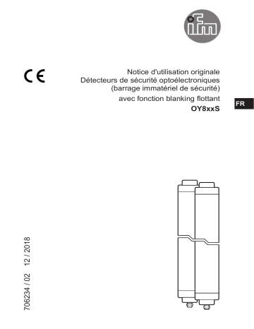 OY807S | OY818S | OY817S | OY819S | OY827S | IFM OY808S Safety light curtain Mode d'emploi | Fixfr