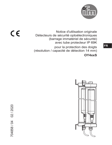 IFM OY410S Safety light curtain Mode d'emploi | Fixfr