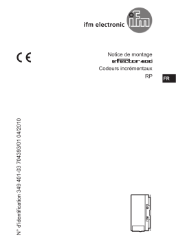 IFM RP6013 Incremental encoder Guide d'installation