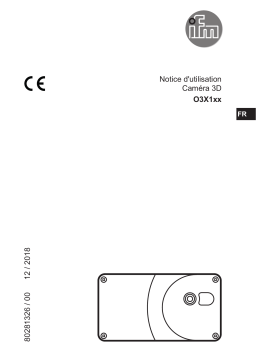 IFM O3X110 3D camera Mode d'emploi