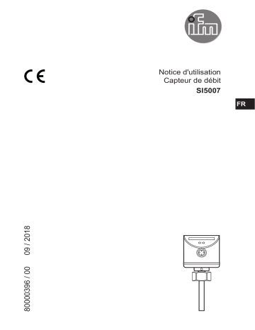 IFM SI5007 Flow monitor Mode d'emploi | Fixfr