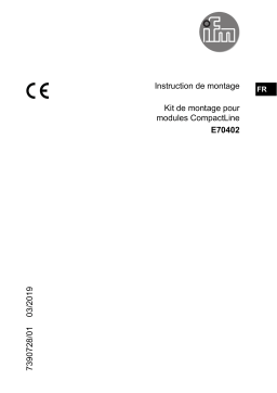 IFM AC2457 AS-Interface CompactLine module Guide d'installation