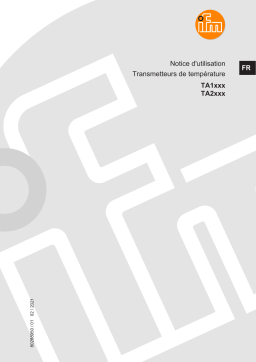 IFM TA2232 Temperature transmitter Mode d'emploi