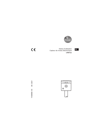 LK8122 | IFM LK8123 Electronic level sensor Mode d'emploi | Fixfr